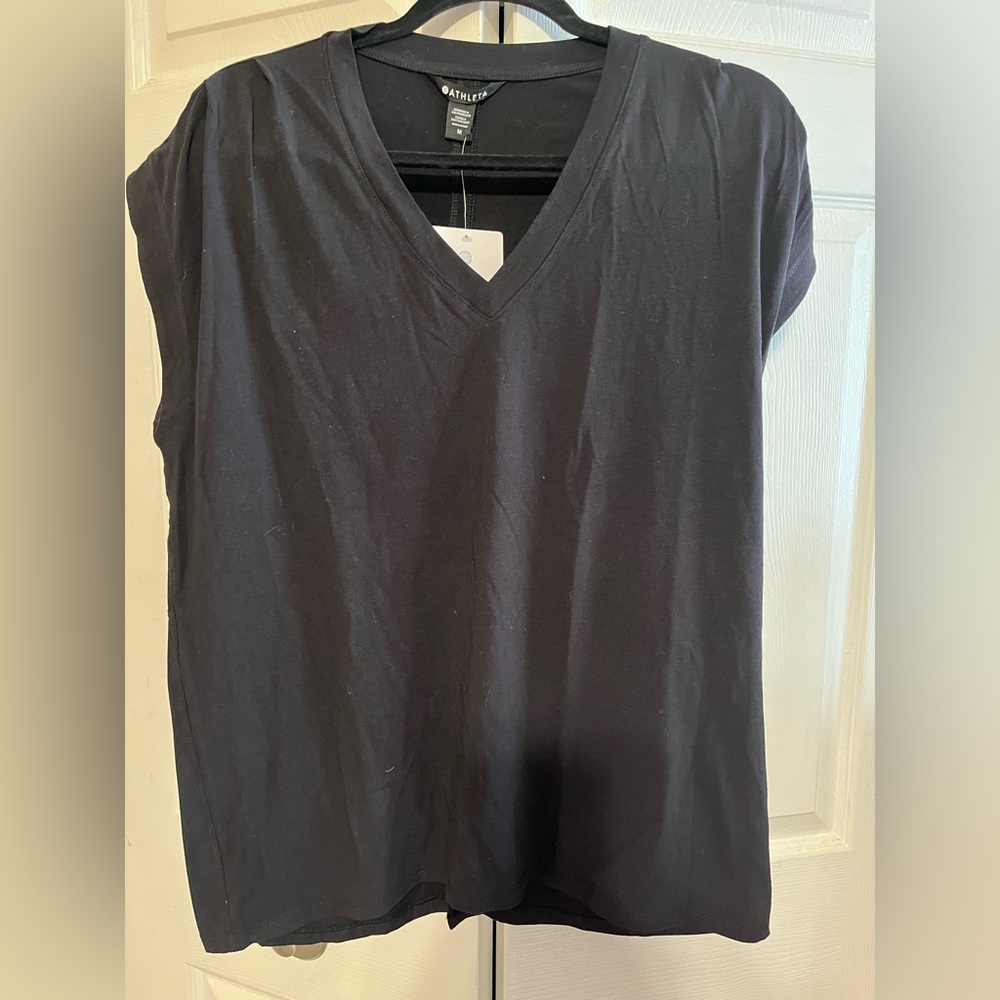 Athleta Black Muscle Tee